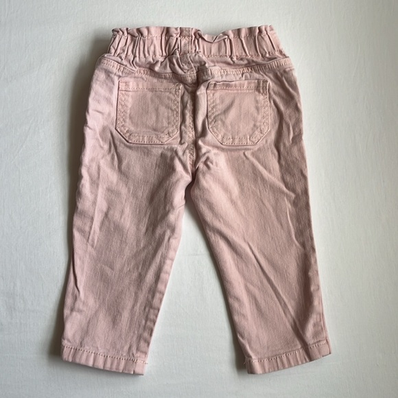 Pink Osh Kosh B’gosh Baby Girl Relaxed Fit Paperbag Pants Size 18 Months - Picture 4 of 4